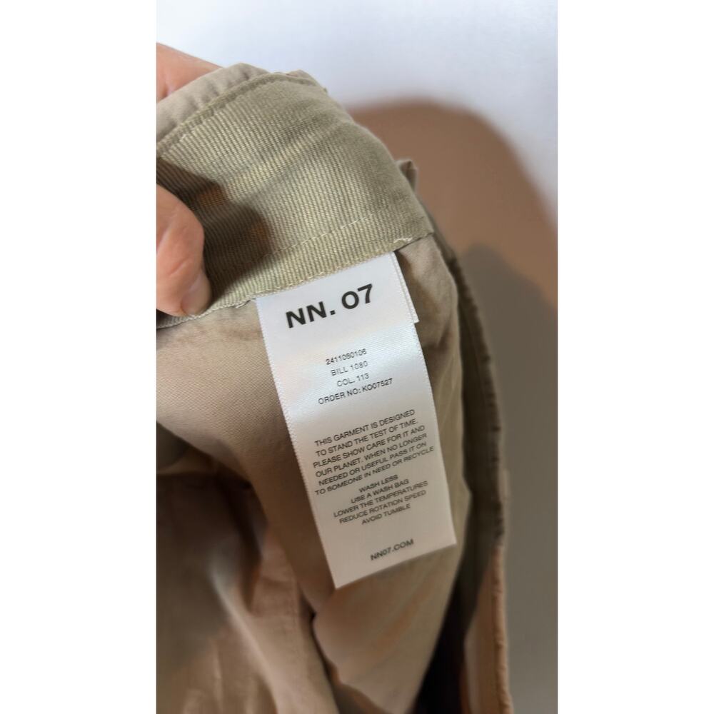 No nationality NN07 Bill Pleated regular fit pants in khaki 32x30 - Picture 7 of 9
